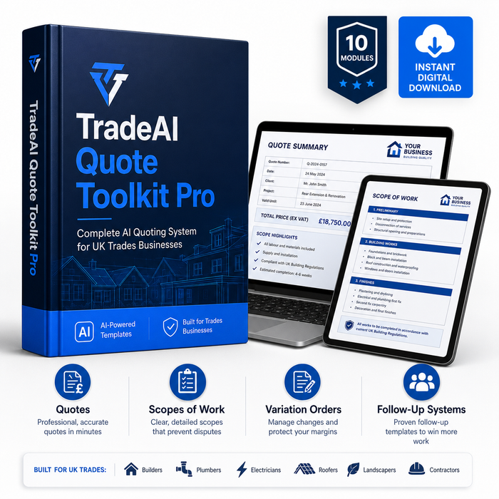 TradeAI Quote Toolkit Pro™